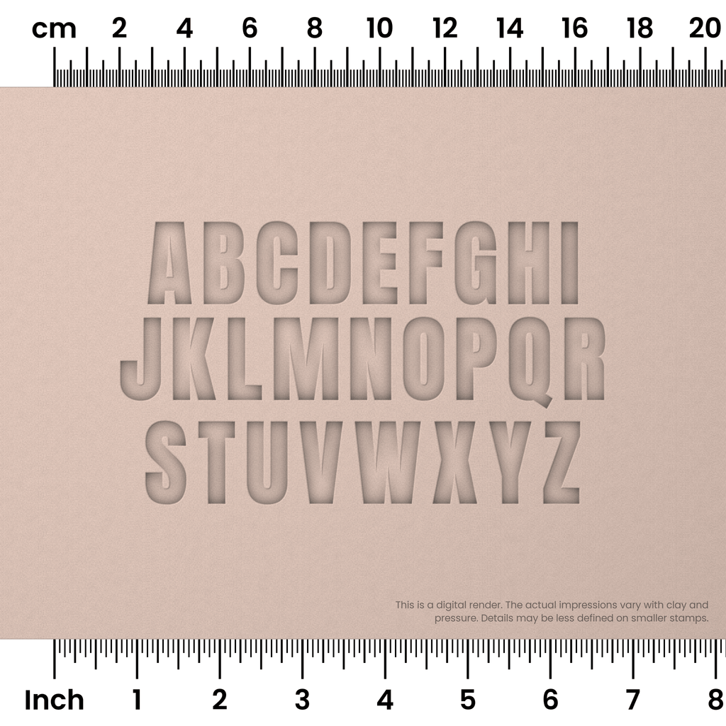 Anton | All Caps | Alphabet Stamp Sets