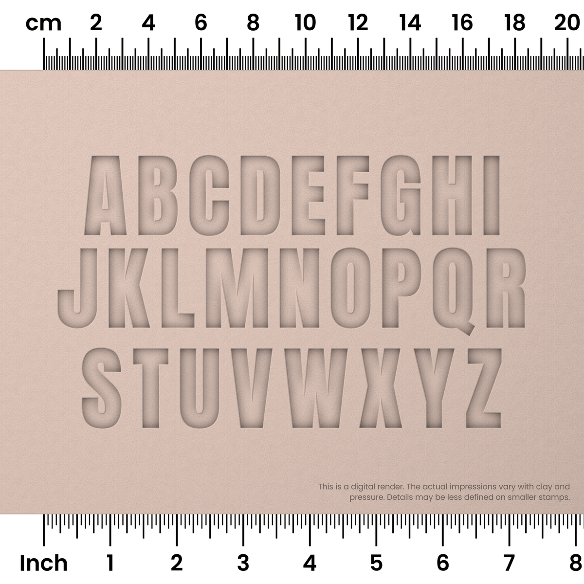 Anton | All Caps | Alphabet Stamp Sets