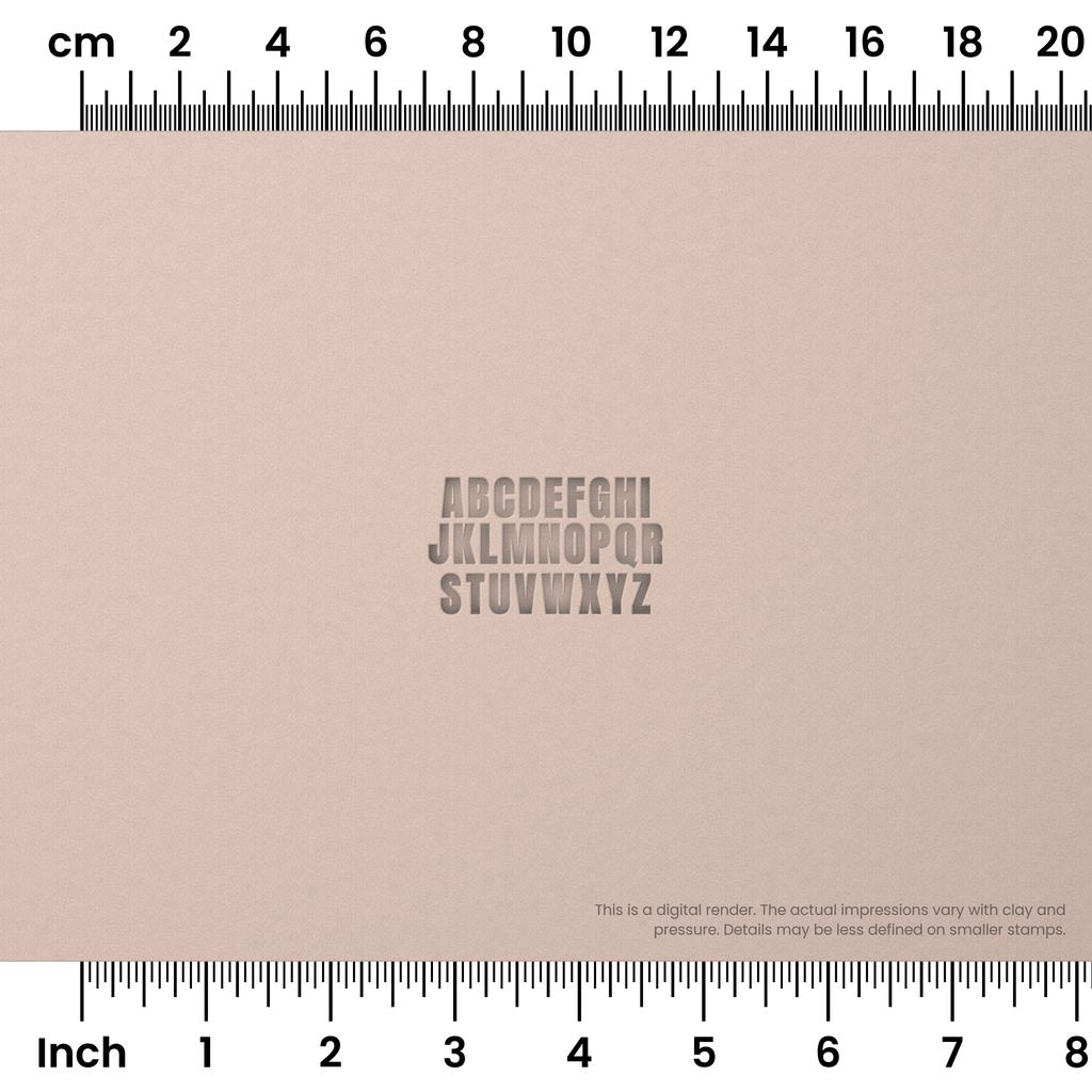 Anton | All Caps | Alphabet Stamp Sets
