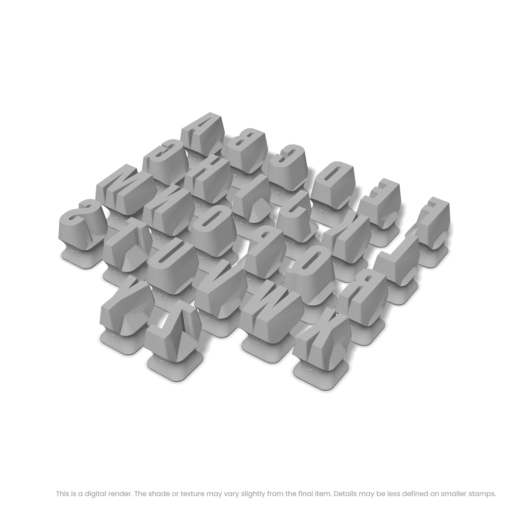 Anton | All Caps | Alphabet Stamp Sets