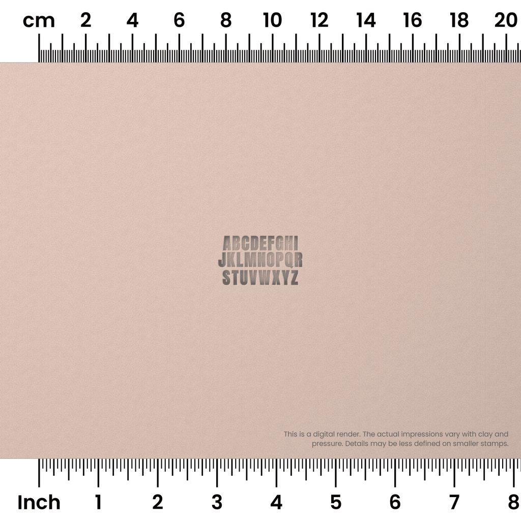 Anton | All Caps | Alphabet Stamp Sets