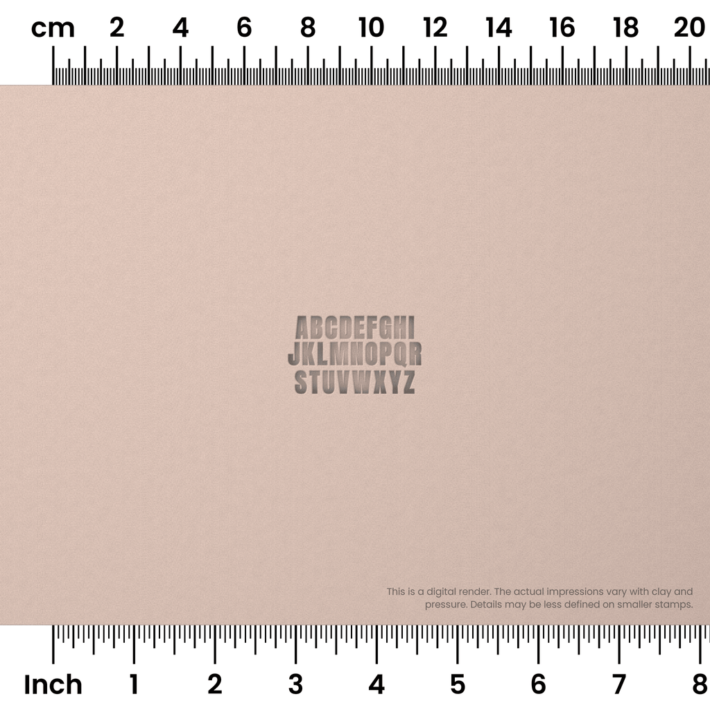 Anton | All Caps | Alphabet Stamp Sets