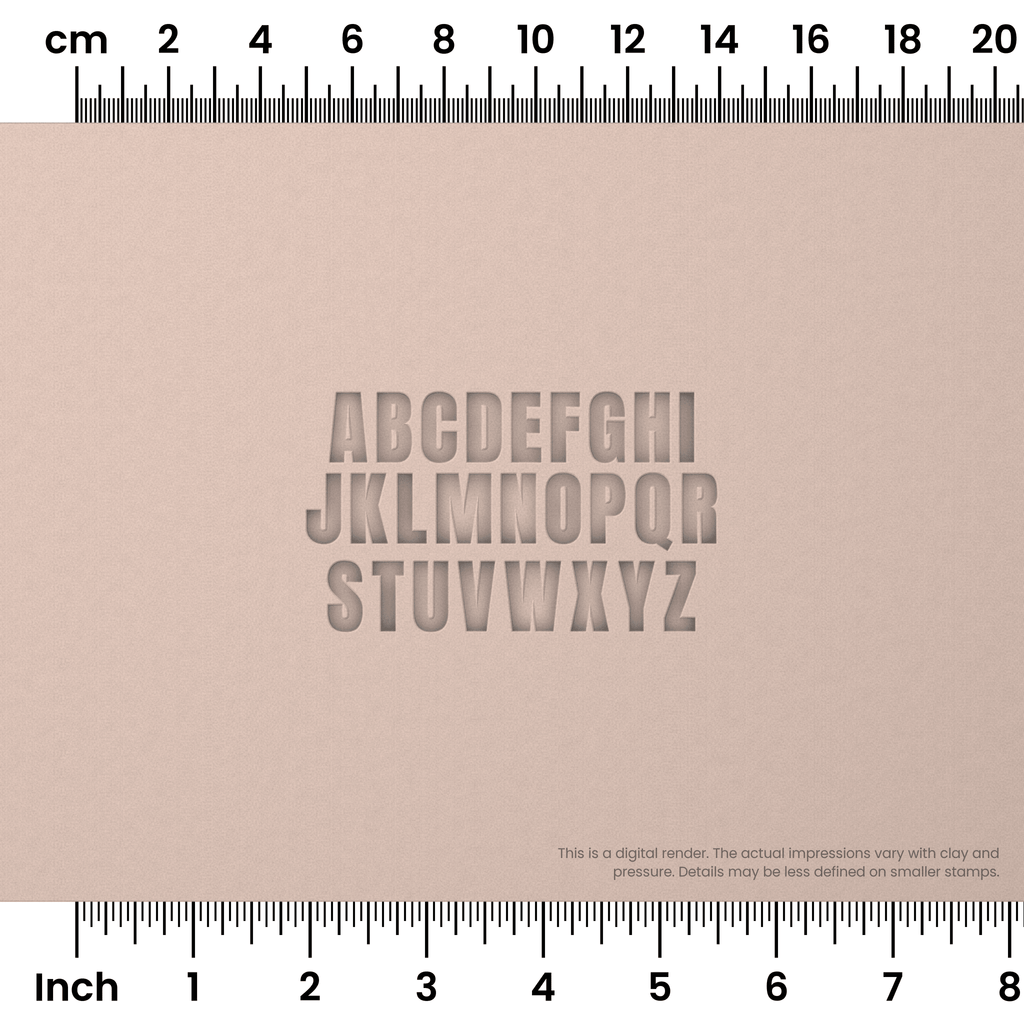 Anton | All Caps | Alphabet Stamp Sets