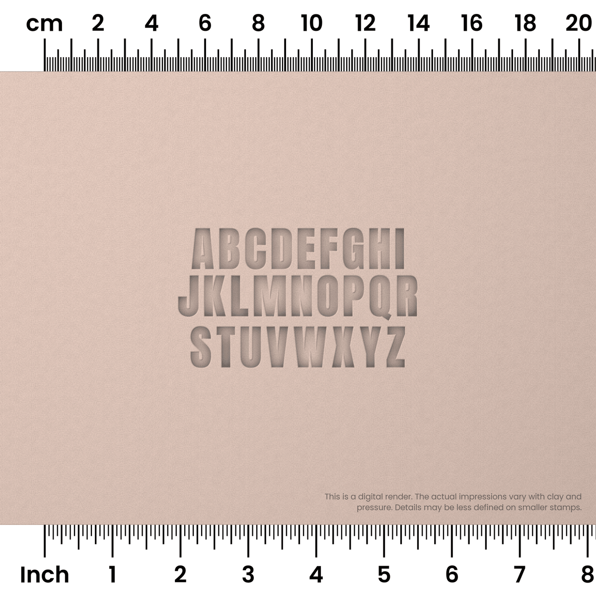 Anton | All Caps | Alphabet Stamp Sets