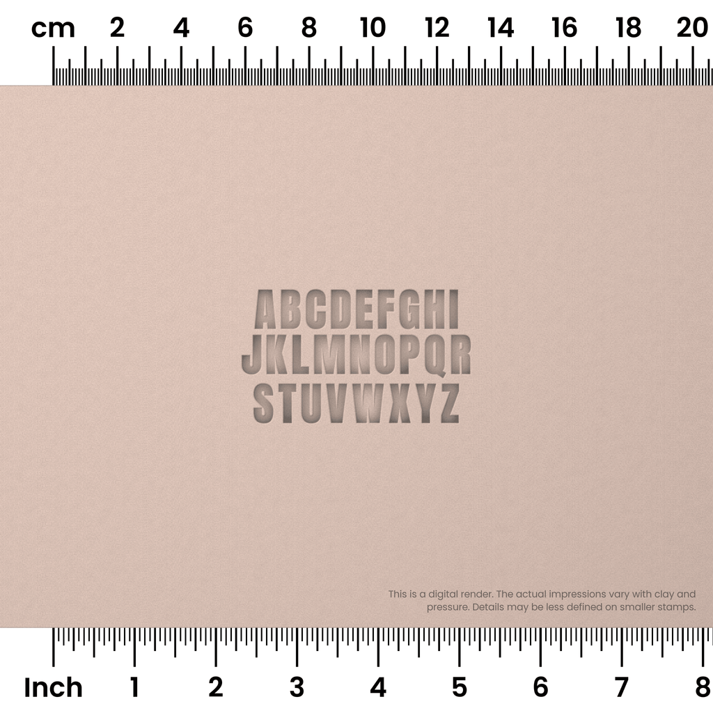 Anton | All Caps | Alphabet Stamp Sets