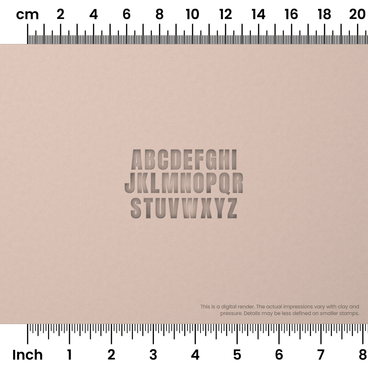 Anton | All Caps | Alphabet Stamp Sets