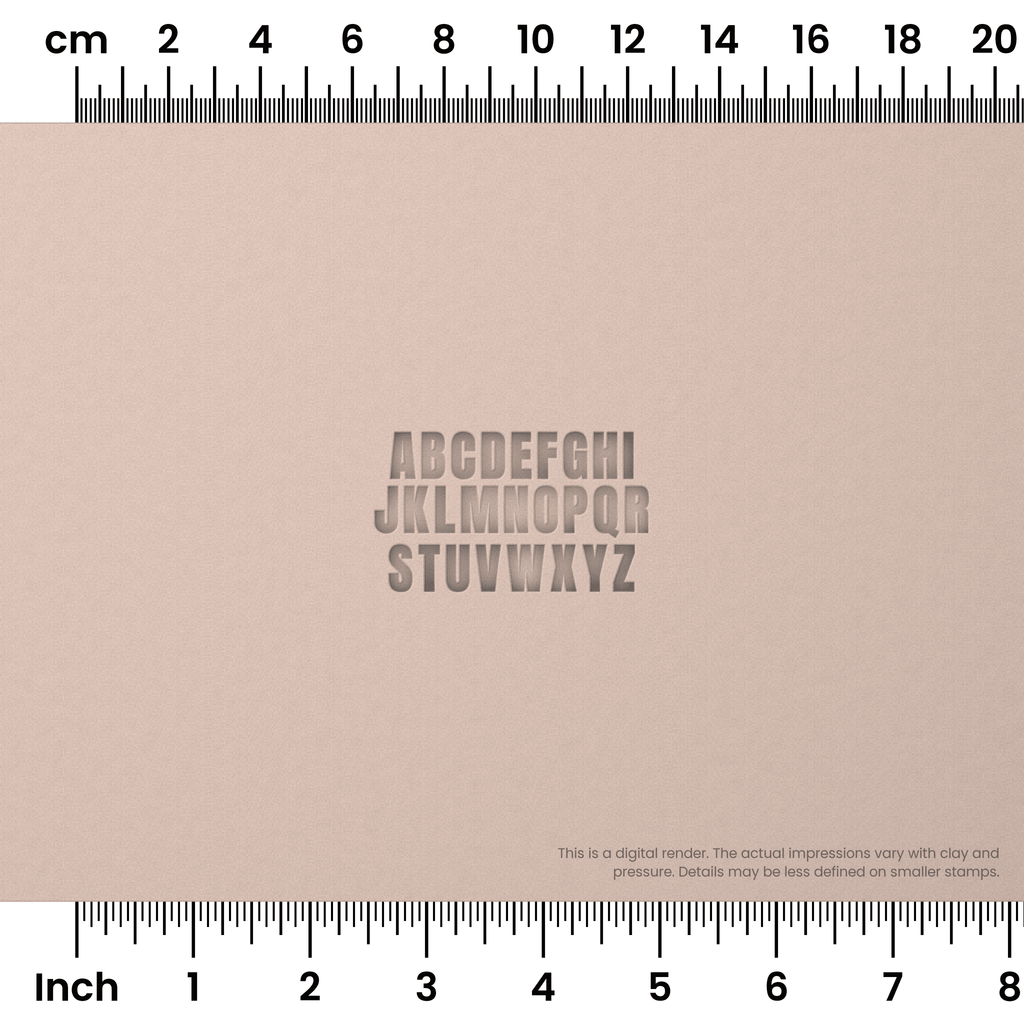 Anton | All Caps | Alphabet Stamp Sets