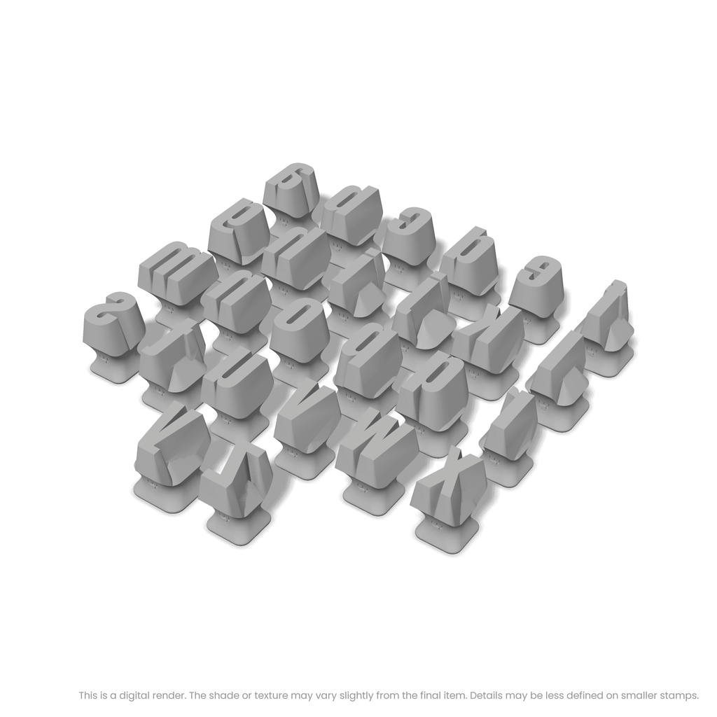 Anton | Lowercase | Alphabet Stamp Sets