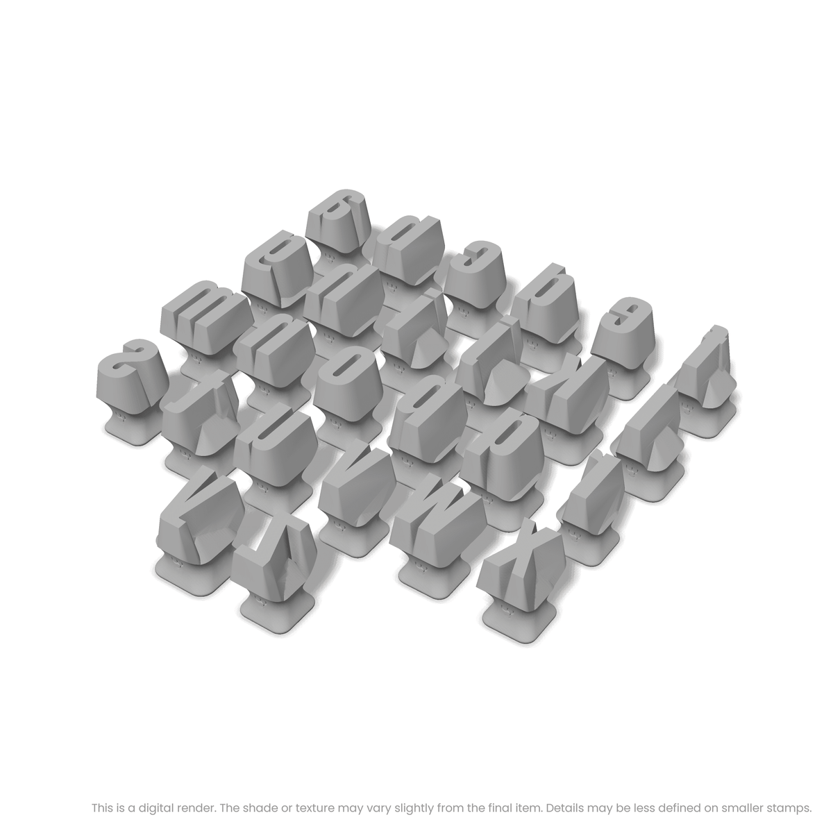 Anton | Lowercase | Alphabet Stamp Sets