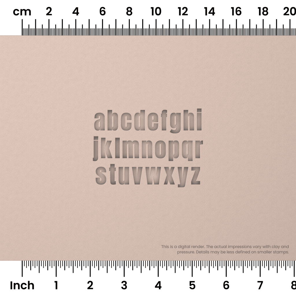 Anton | Lowercase | Alphabet Stamp Sets