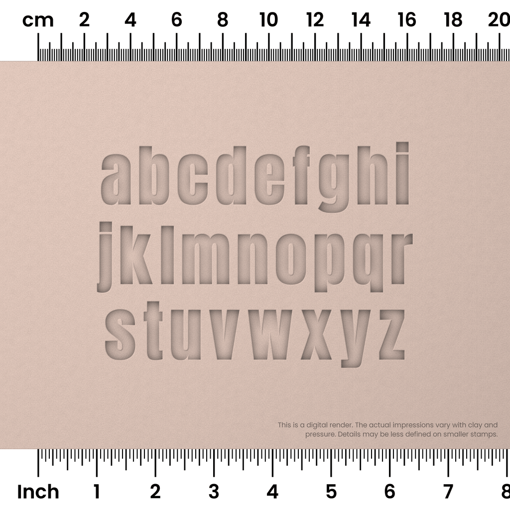 Anton | Lowercase | Alphabet Stamp Sets