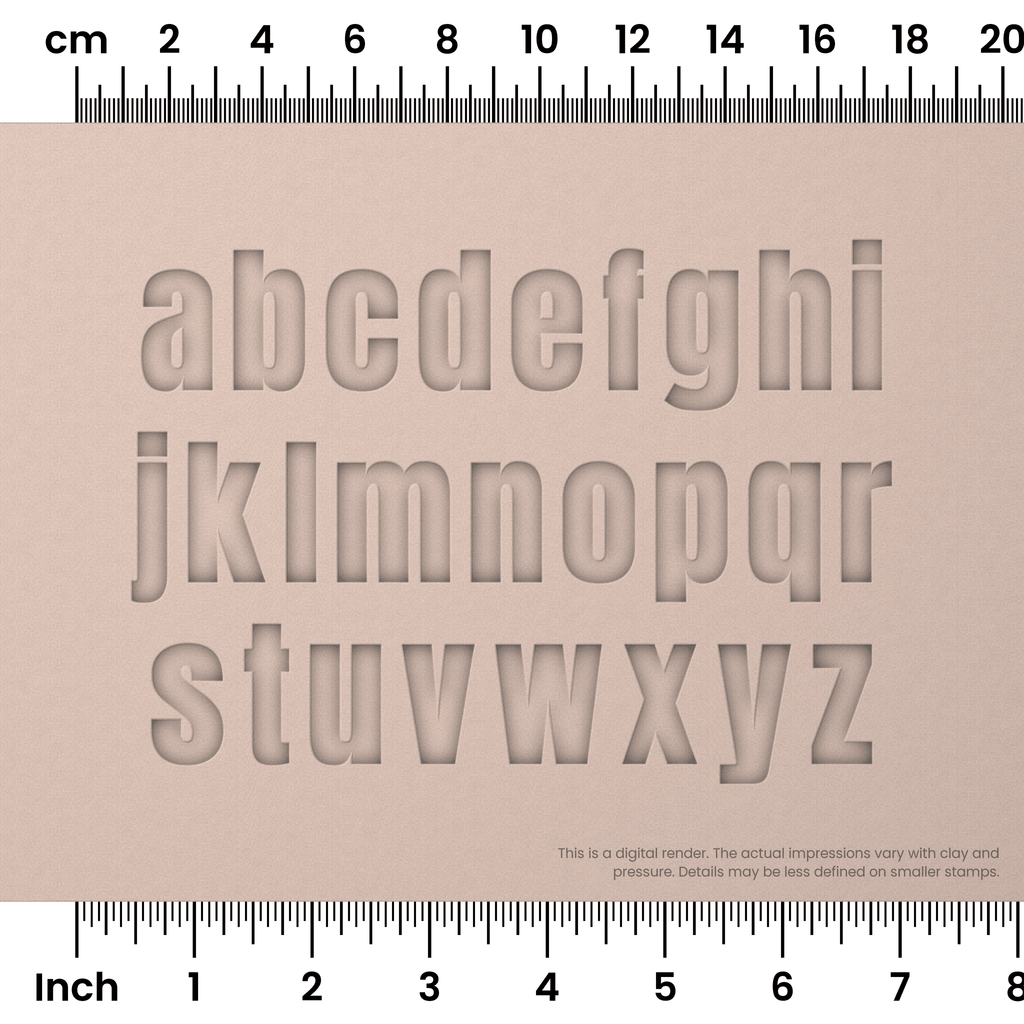 Anton | Lowercase | Alphabet Stamp Sets