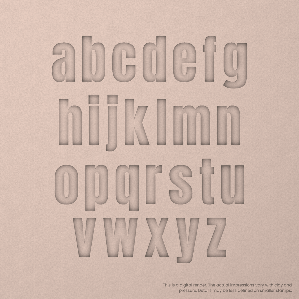Anton Regular | Font Rail Stamp Sets | Letters, Numbers, and Symbols
