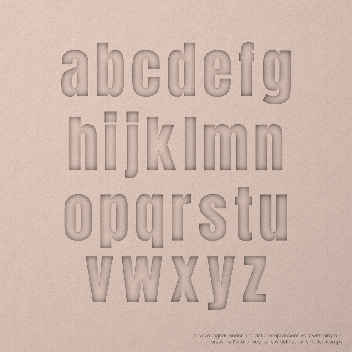 Anton Regular | Font Rail Stamp Sets | Letters, Numbers, and Symbols