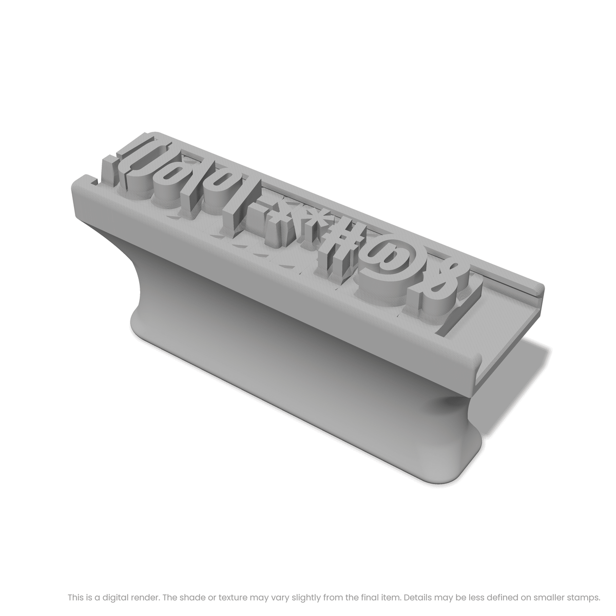 Anton Regular | Font Rail Stamp Sets | Letters, Numbers, and Symbols