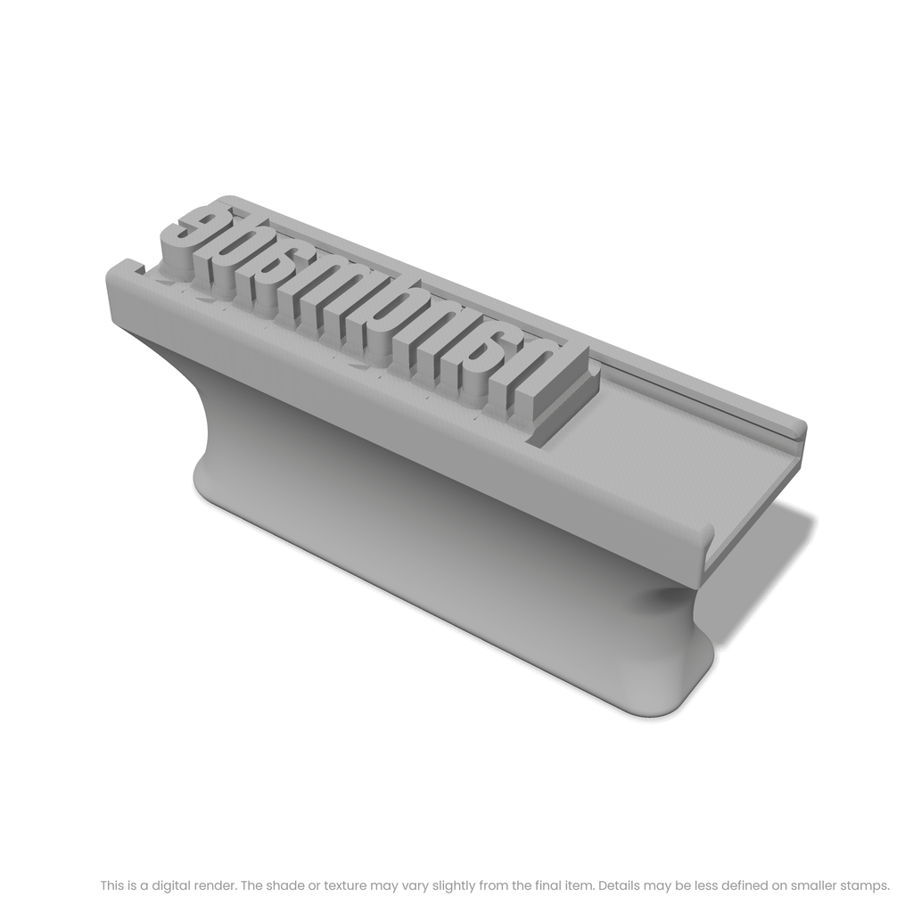 Anton Regular | Font Rail Stamp Sets | Letters, Numbers, and Symbols