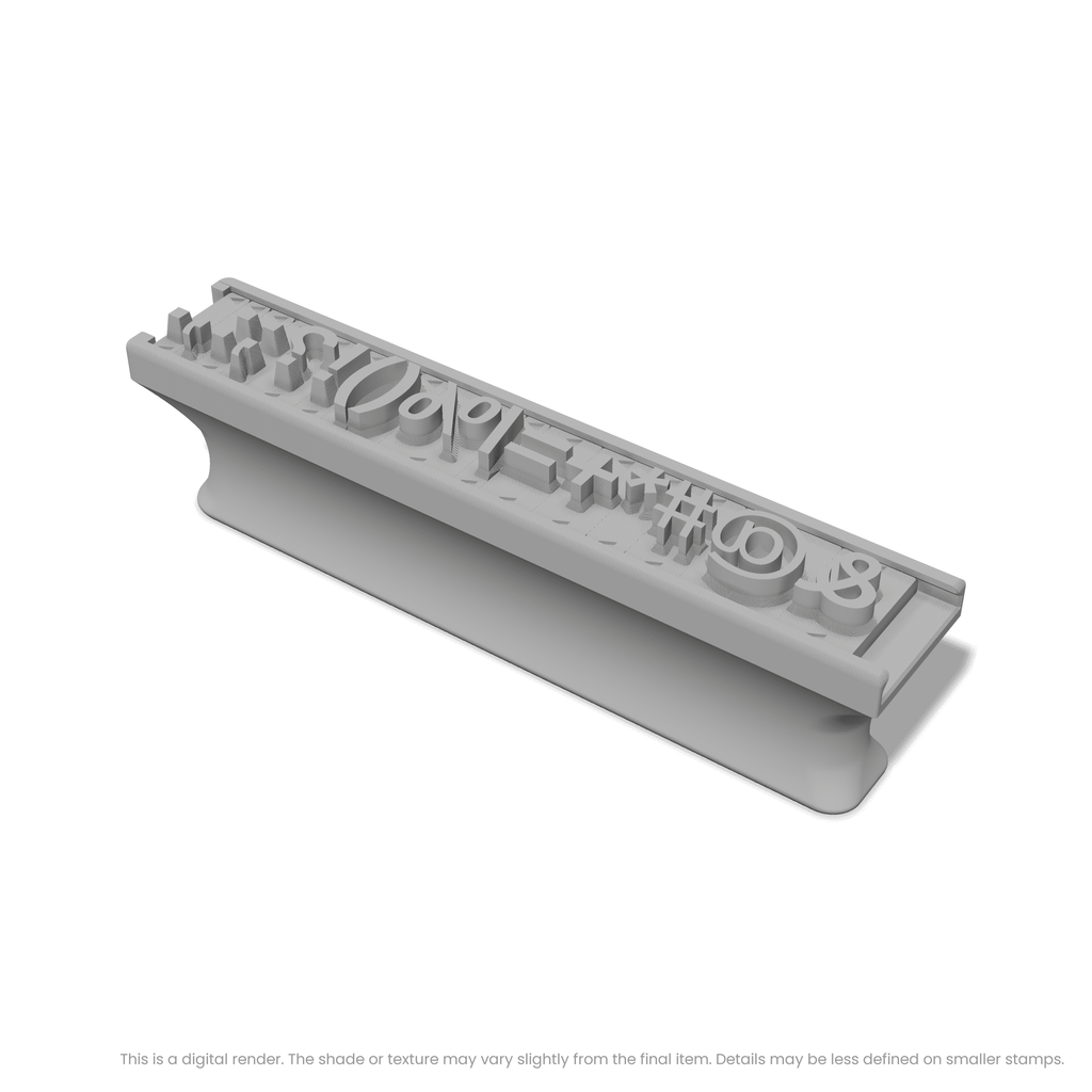 Arimo | Font Rail Stamp Sets | Letters, Numbers, and Symbols