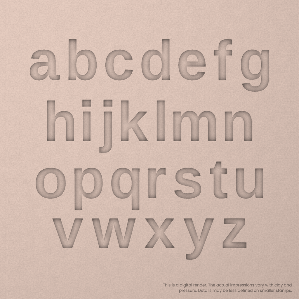 Arimo | Font Rail Stamp Sets | Letters, Numbers, and Symbols