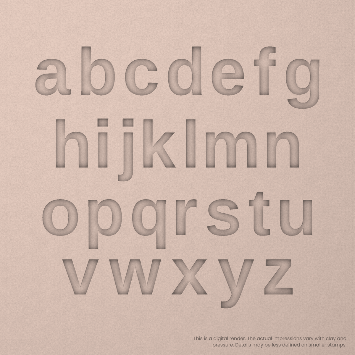 Arimo | Font Rail Stamp Sets | Letters, Numbers, and Symbols
