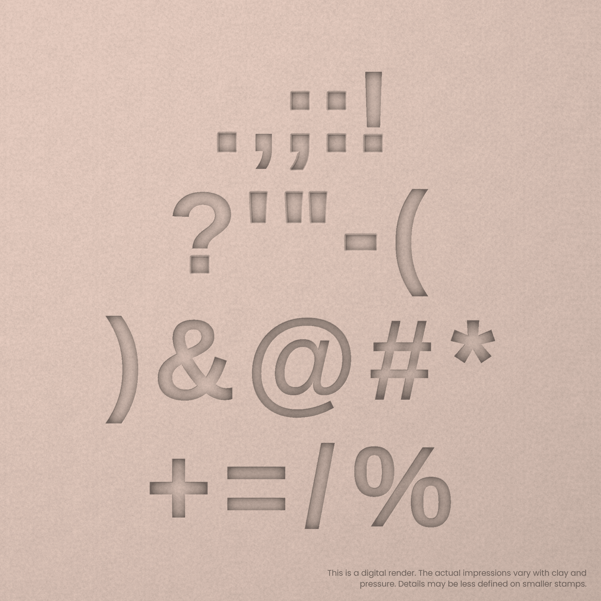 Arimo | Font Rail Stamp Sets | Letters, Numbers, and Symbols