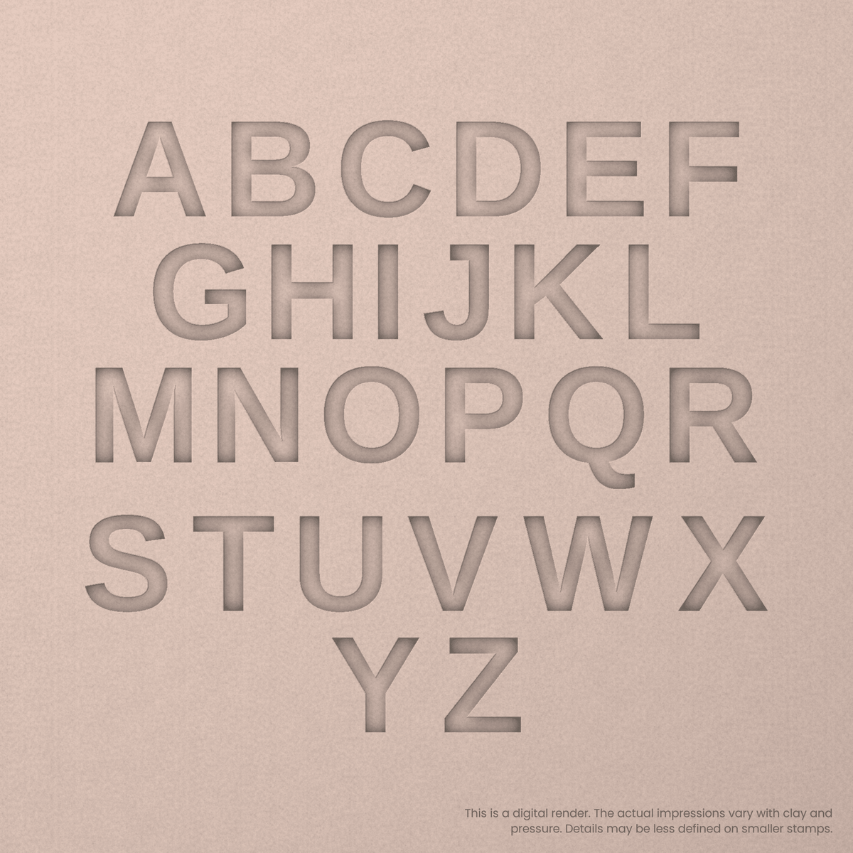 Arimo | Font Rail Stamp Sets | Letters, Numbers, and Symbols