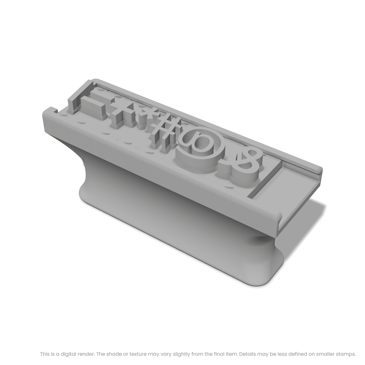 Arimo | Font Rail Stamp Sets | Letters, Numbers, and Symbols