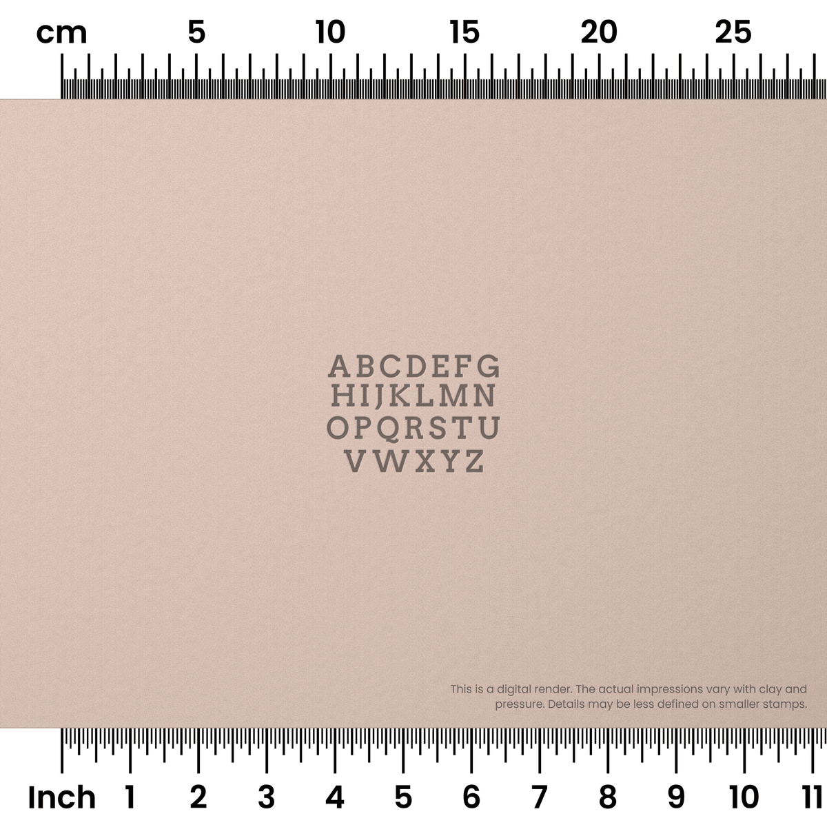 Arvo | All Caps | Alphabet Stamp Sets
