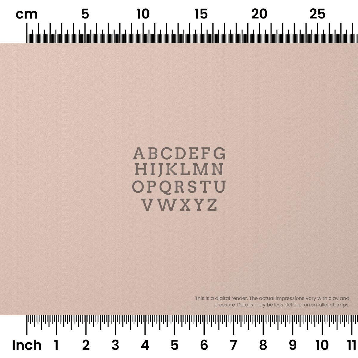 Arvo | All Caps | Alphabet Stamp Sets