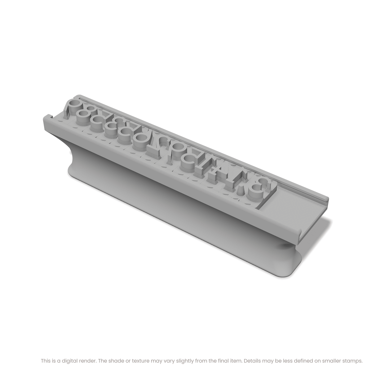 Arvo | Font Rail Stamp Sets | Letters, Numbers, and Symbols