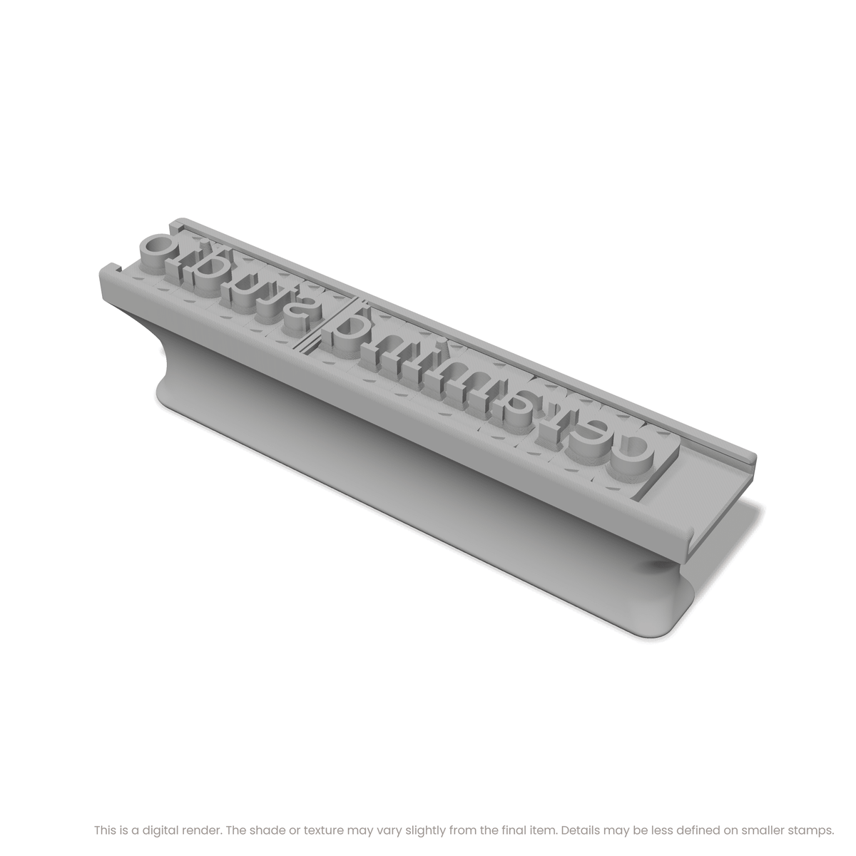 Arvo | Font Rail Stamp Sets | Letters, Numbers, and Symbols