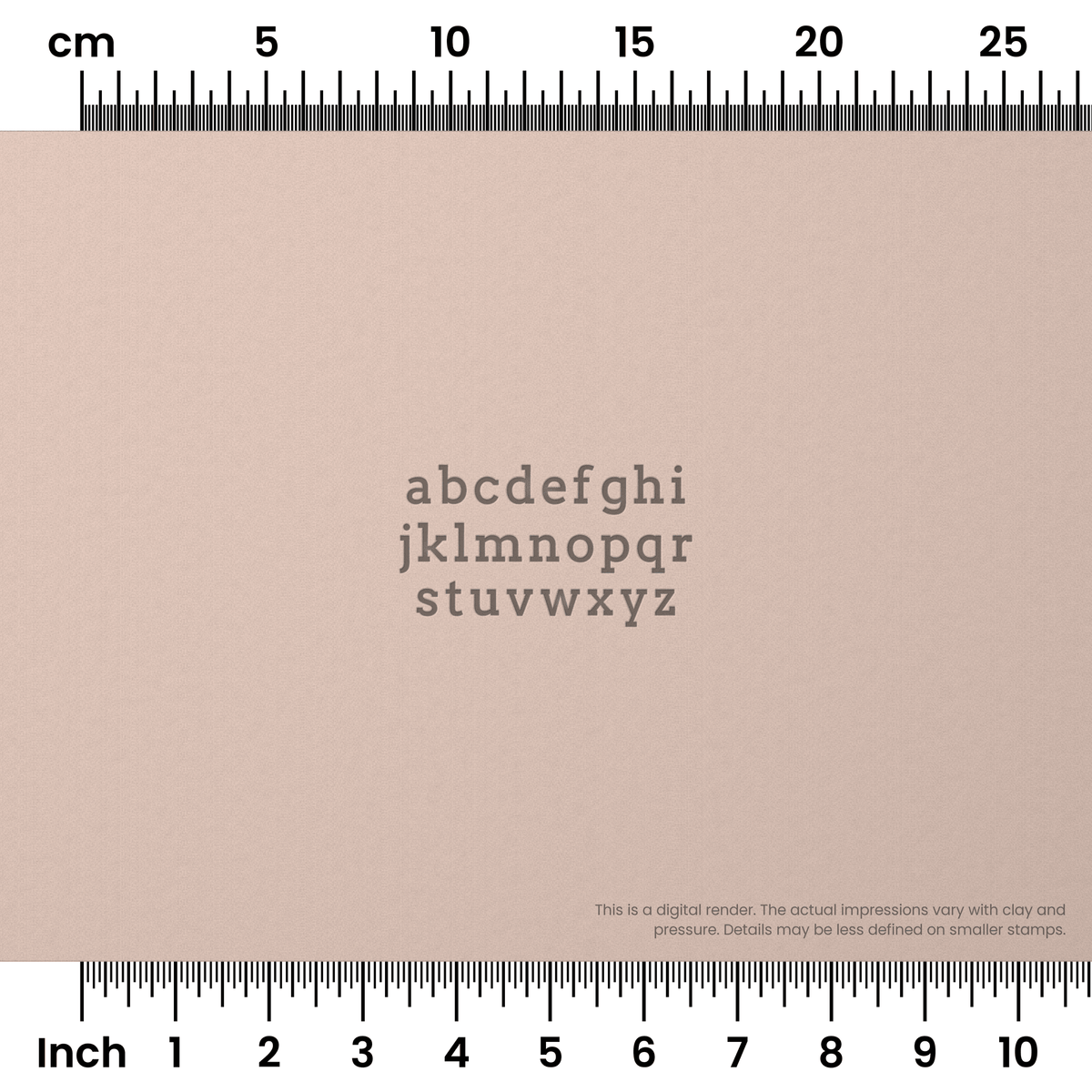 Arvo | Lowercase | Alphabet Stamp Sets