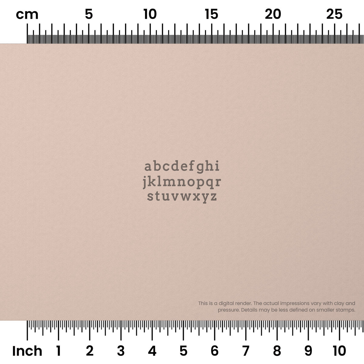 Arvo | Lowercase | Alphabet Stamp Sets