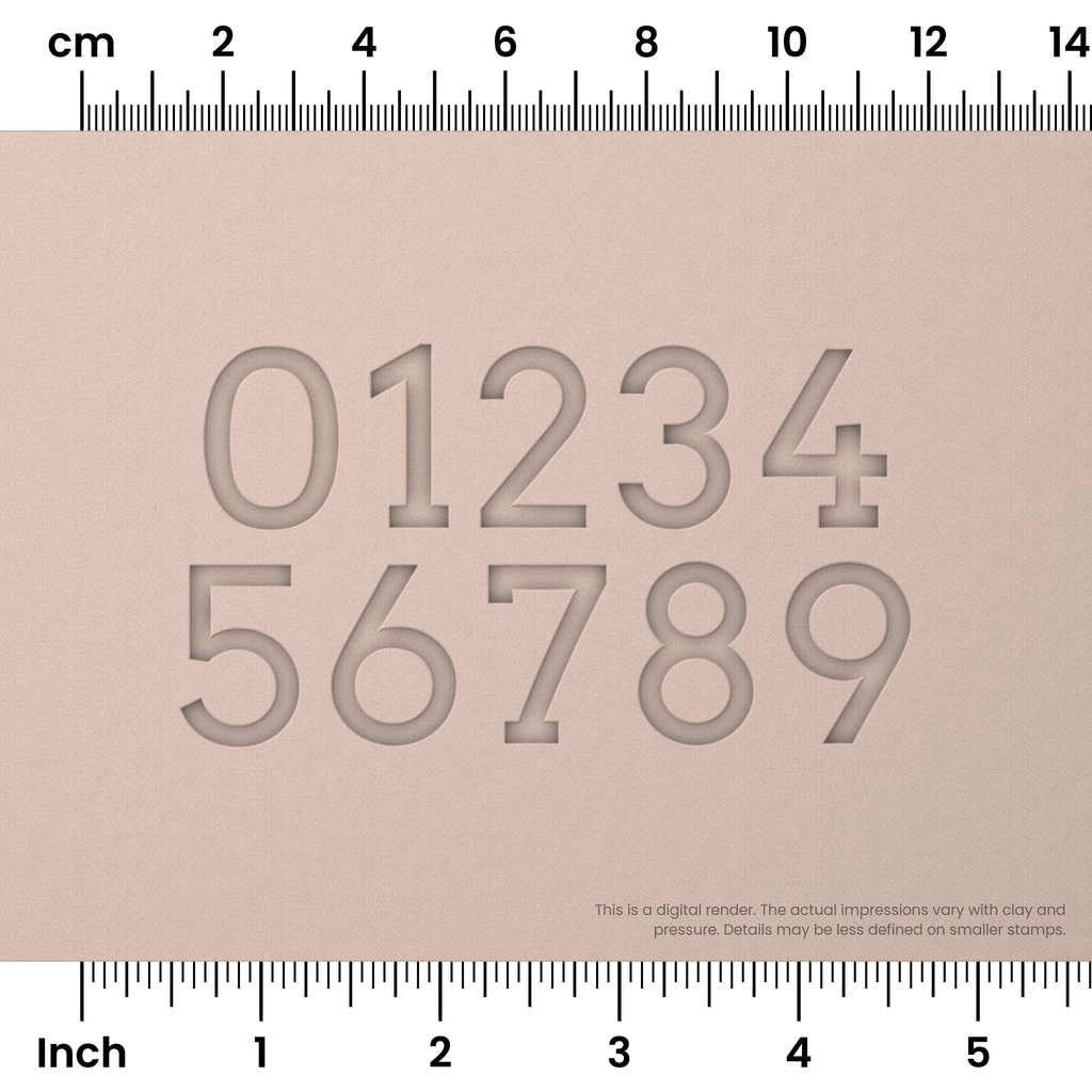 Arvo | Number Stamp Sets