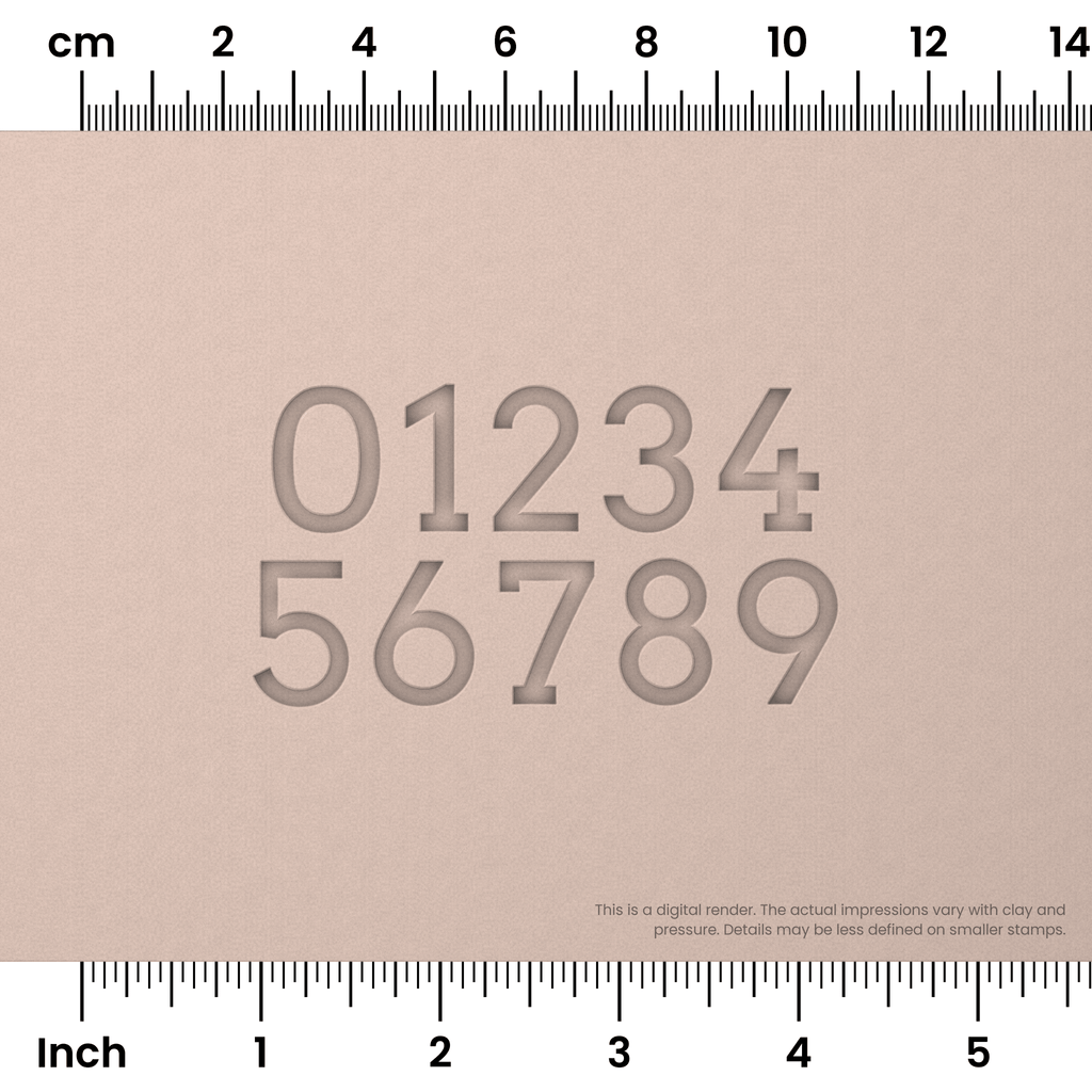 Arvo | Number Stamp Sets