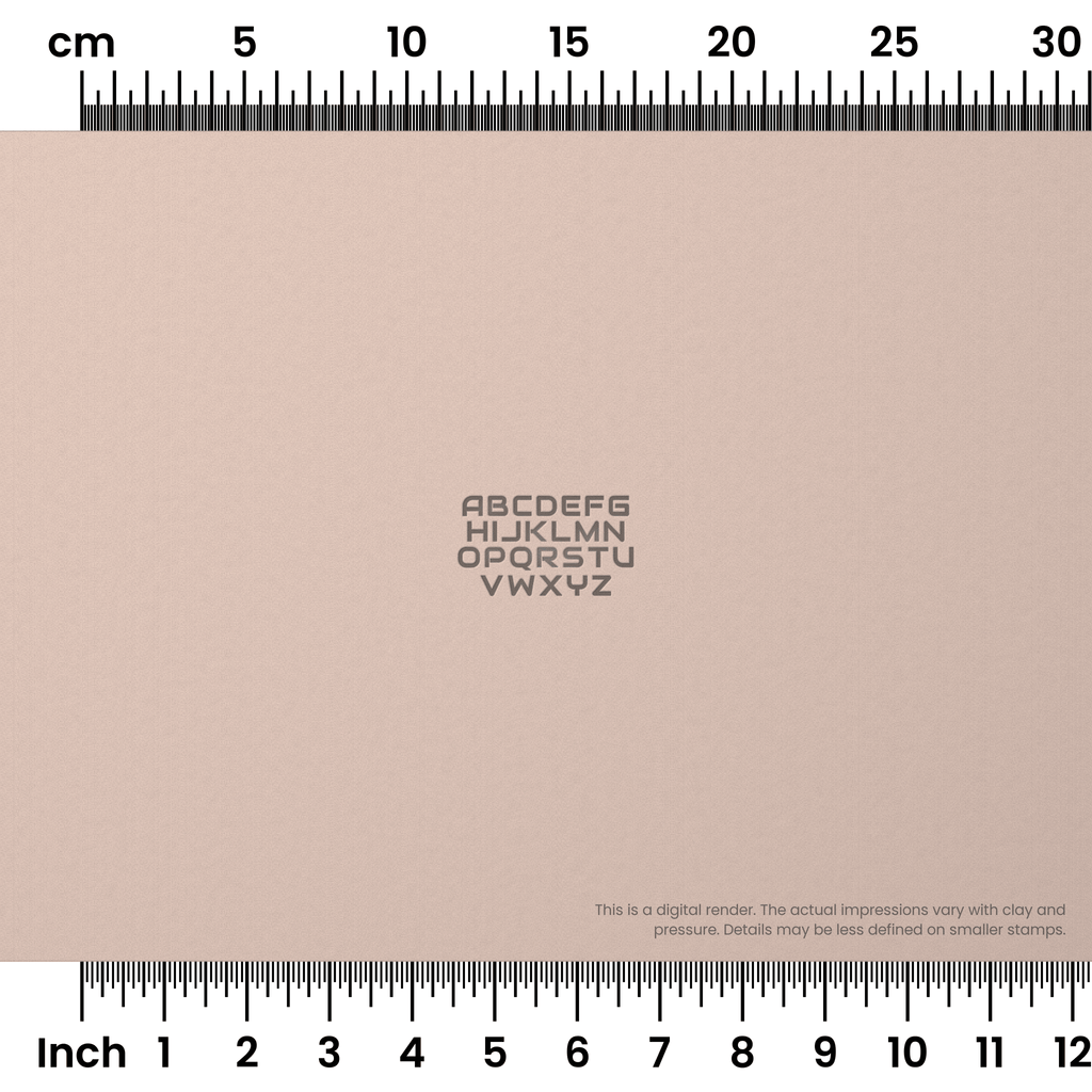 Audiowide | All Caps | Alphabet Stamp Sets