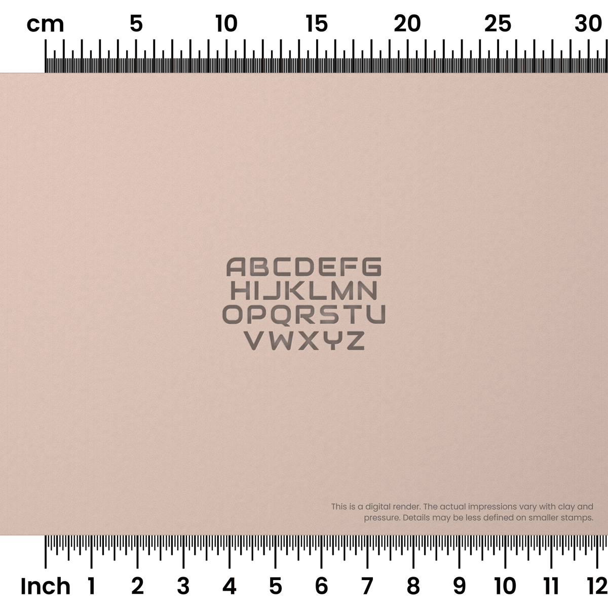 Audiowide | All Caps | Alphabet Stamp Sets