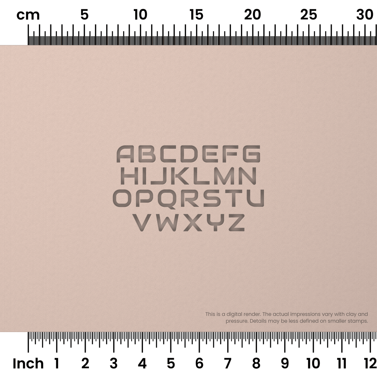 Audiowide | All Caps | Alphabet Stamp Sets