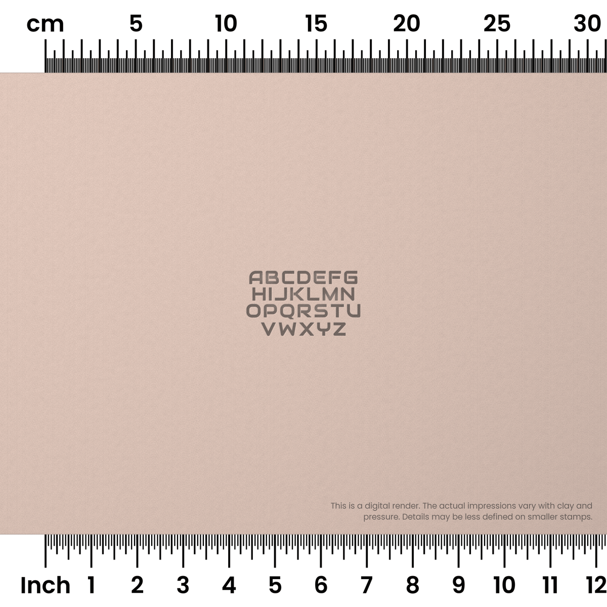 Audiowide | All Caps | Alphabet Stamp Sets