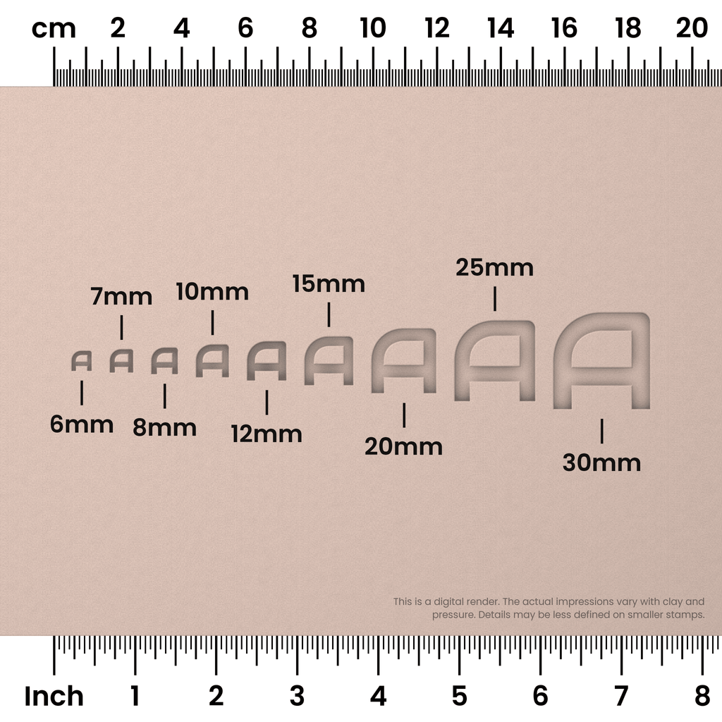 Audiowide | All Caps | Alphabet Stamp Sets