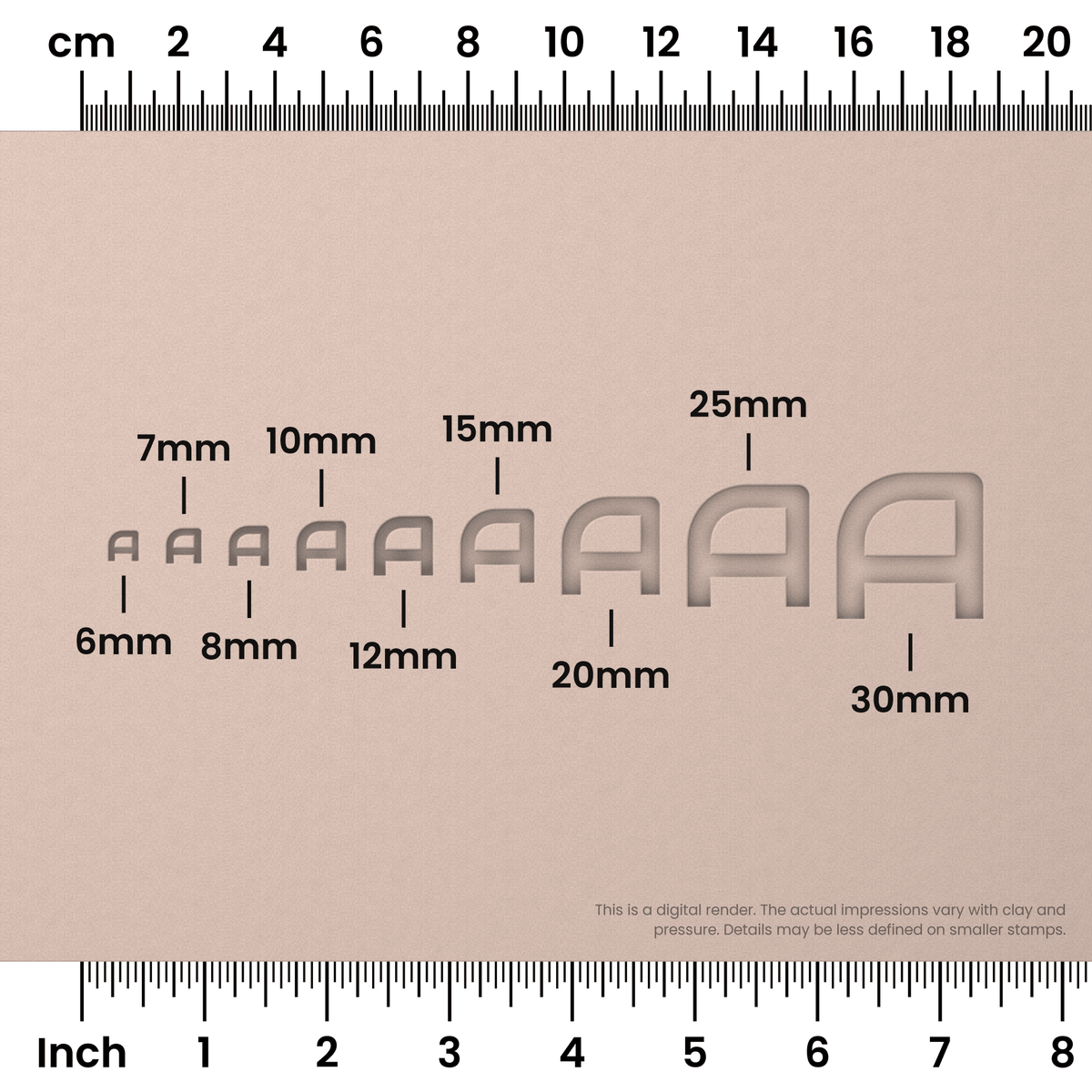 Audiowide | All Caps | Alphabet Stamp Sets