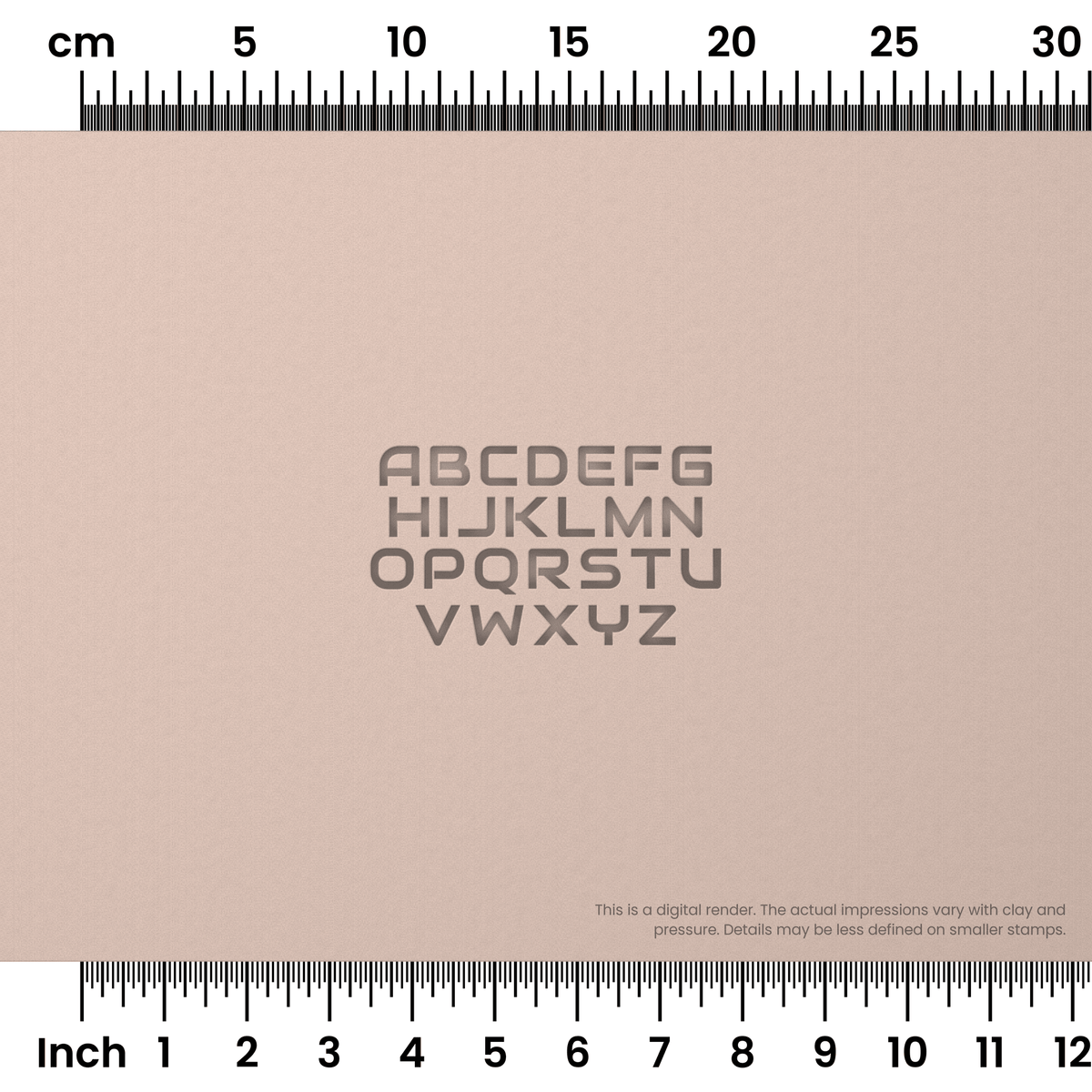 Audiowide | All Caps | Alphabet Stamp Sets