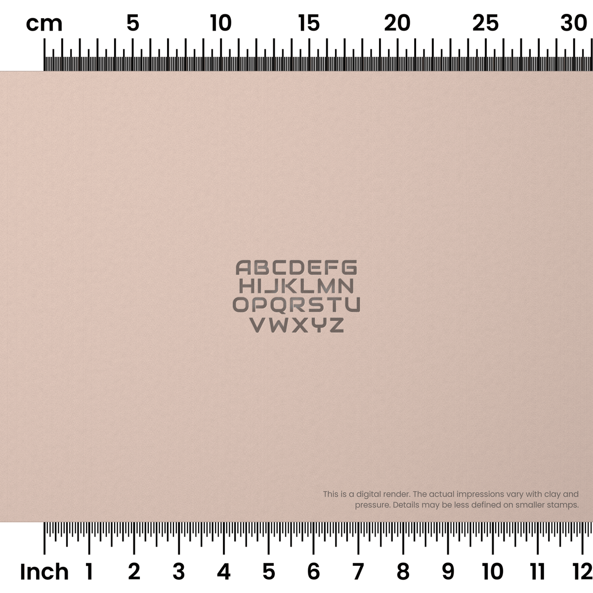 Audiowide | All Caps | Alphabet Stamp Sets