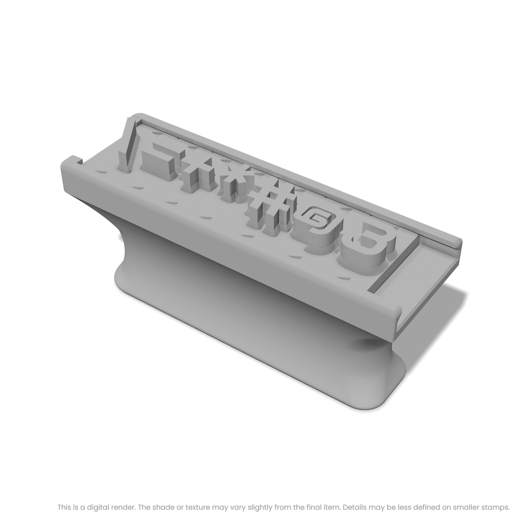 Audiowide | Font Rail Stamp Sets | Letters, Numbers, and Symbols