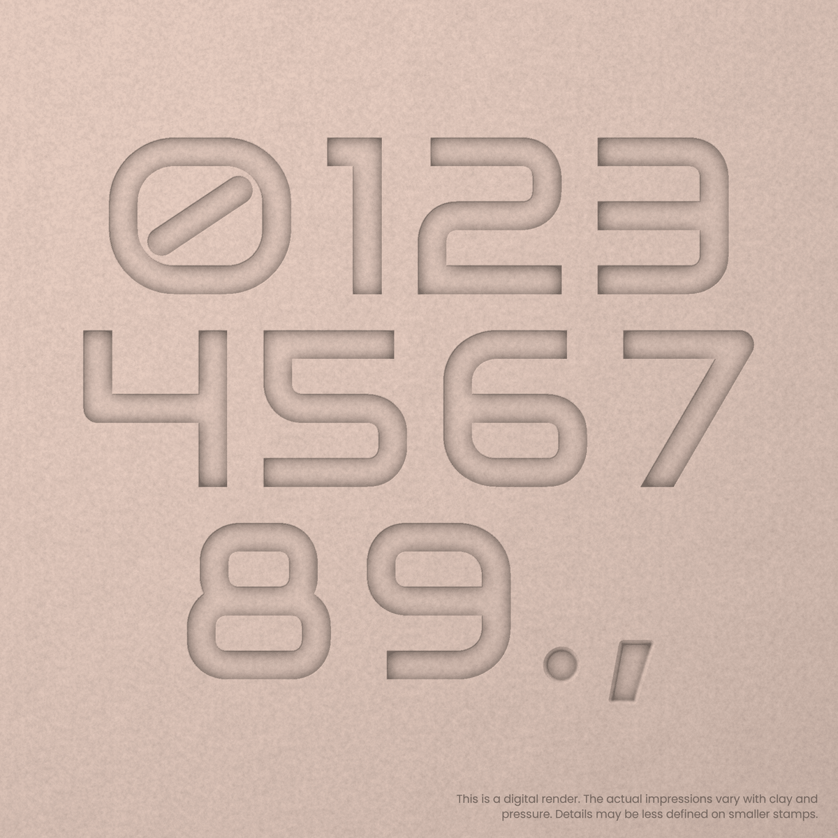 Audiowide | Font Rail Stamp Sets | Letters, Numbers, and Symbols