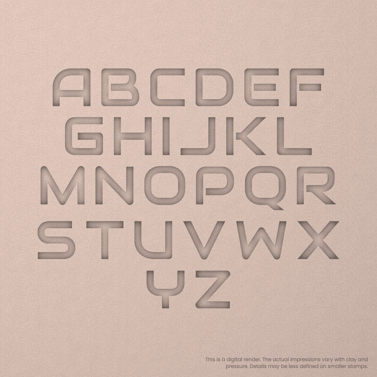 Audiowide | Font Rail Stamp Sets | Letters, Numbers, and Symbols
