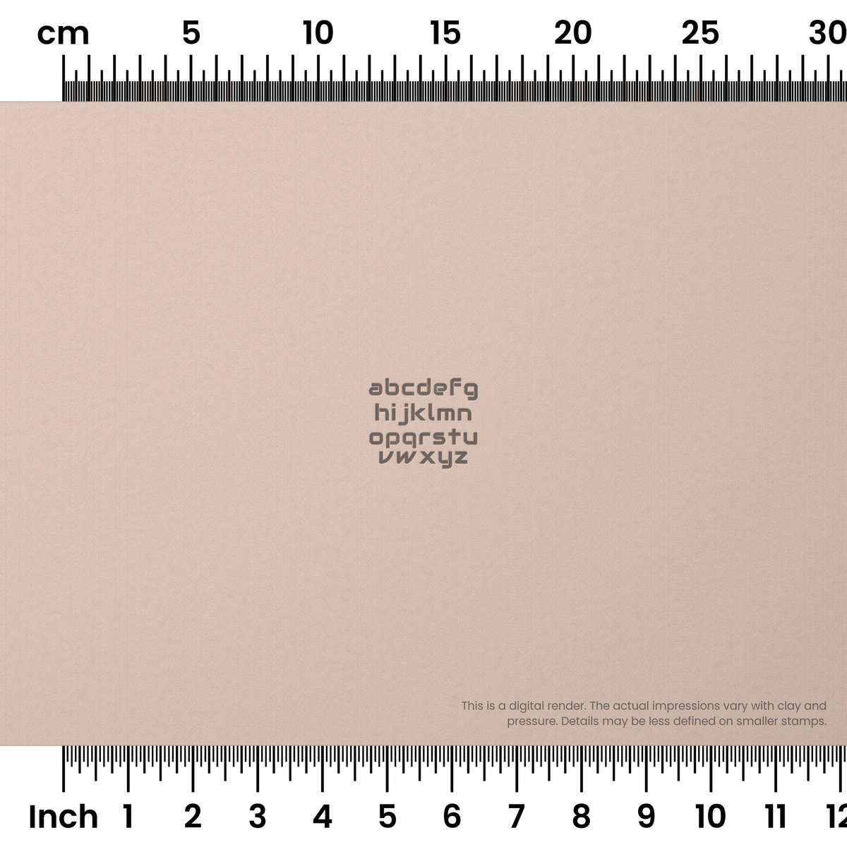 Audiowide | Lowercase | Alphabet Stamp Sets