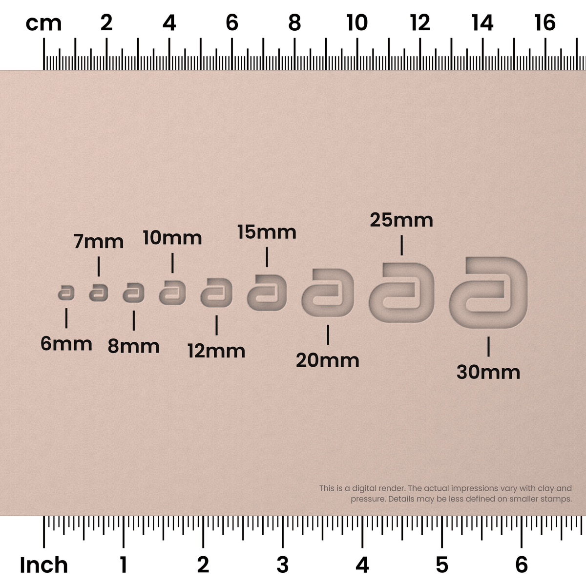 Audiowide | Lowercase | Alphabet Stamp Sets