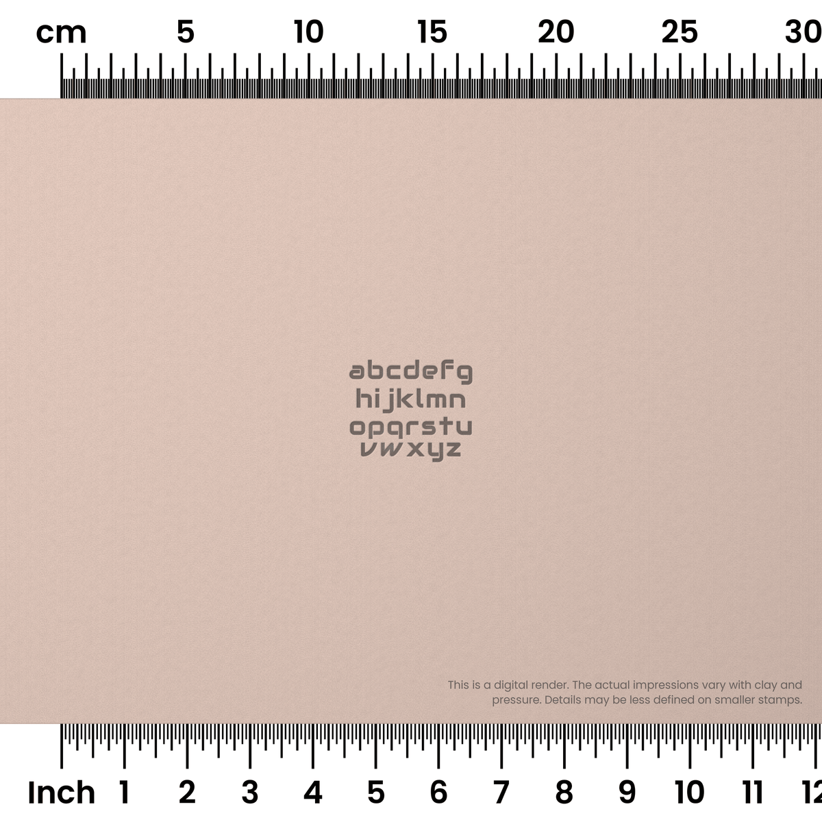 Audiowide | Lowercase | Alphabet Stamp Sets