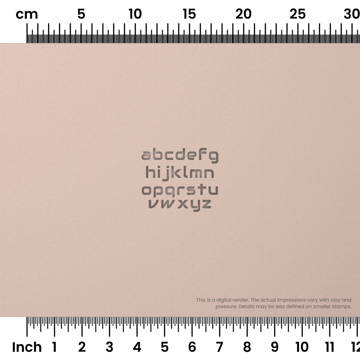 Audiowide | Lowercase | Alphabet Stamp Sets
