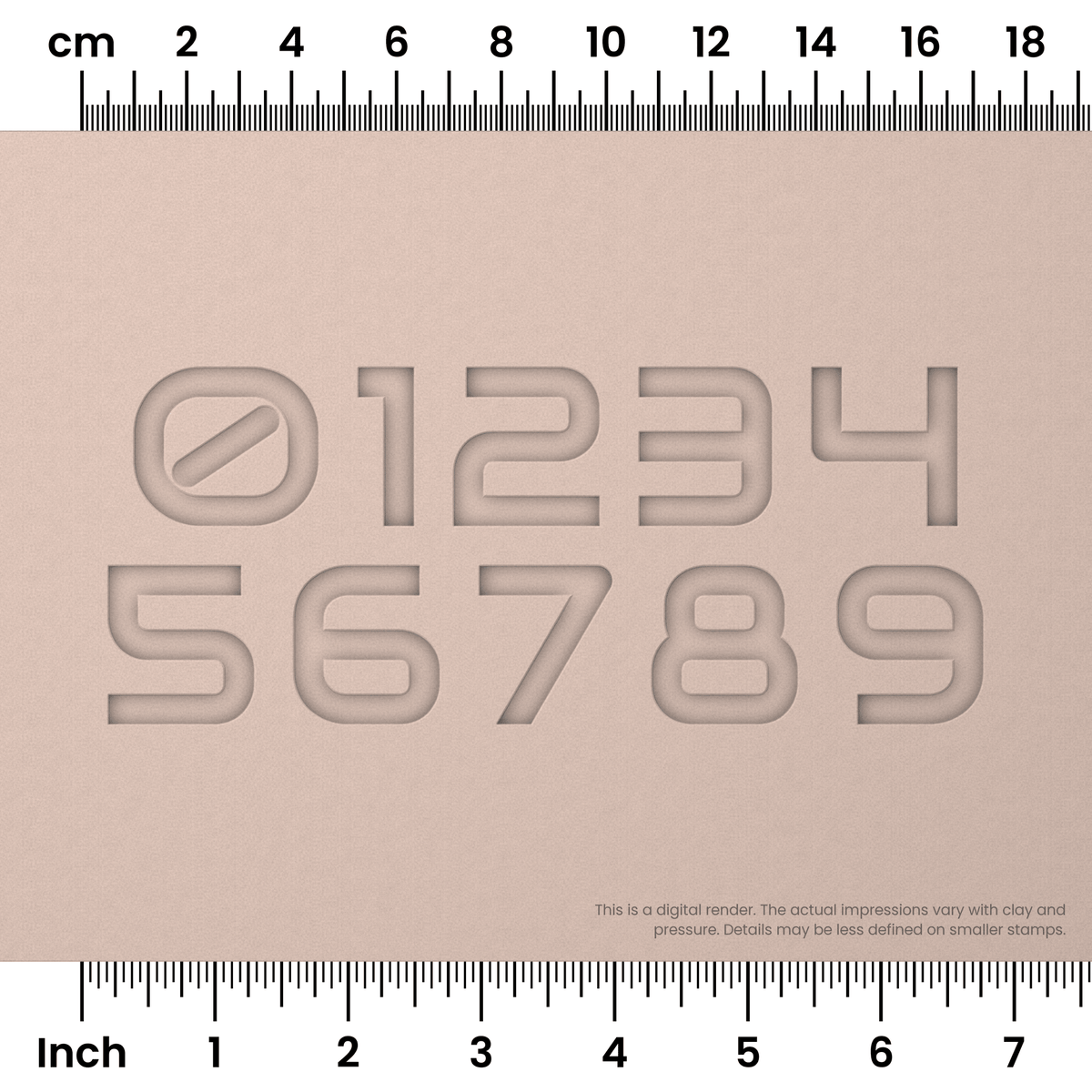 Audiowide | Number Stamp Sets
